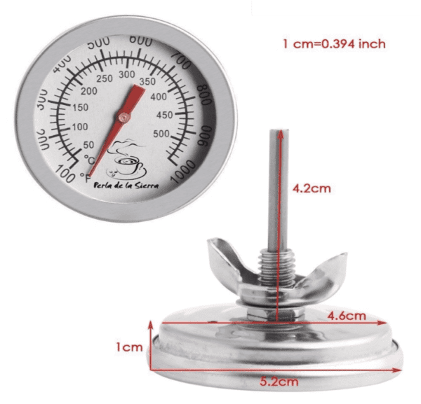 10 Termómetros Para Horno Asador 50 - 500 Grados Medicion - Imagen 4
