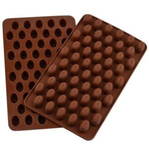 10 Moldes Para 55 Granos De Café Cubiertos De Chocolate  C/u