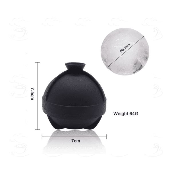 Molde Esfera Silicona Bola De Hielo Coctail Grado Alimenticio - Imagen 2