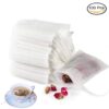 100 Bolsas Para Te 7x9cm Cm tela filtro bolsitas de te Cierra Fácil con cordón. - Imagen 6