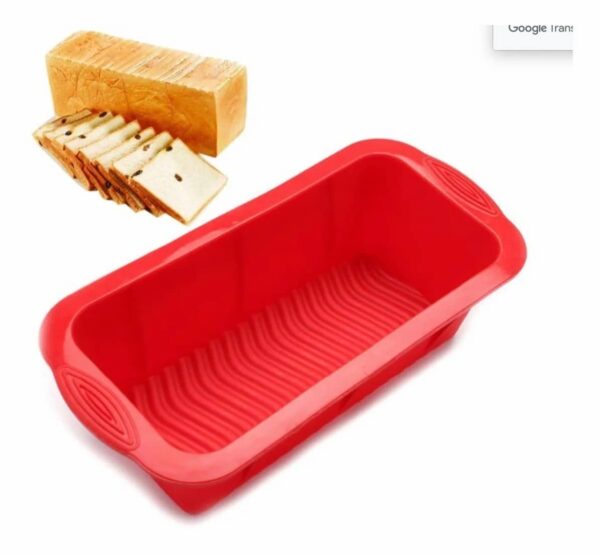 Molde De Silicona Panque Rectangular 1 Litro Cocina Repostreria