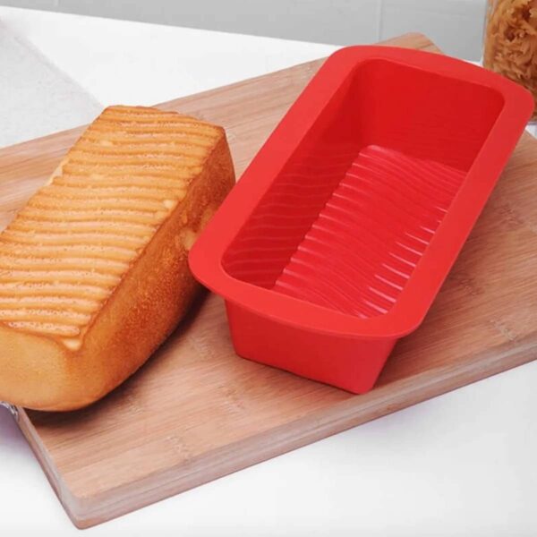 Molde De Silicona Panque Rectangular 1 Litro Cocina Repostreria - Imagen 5