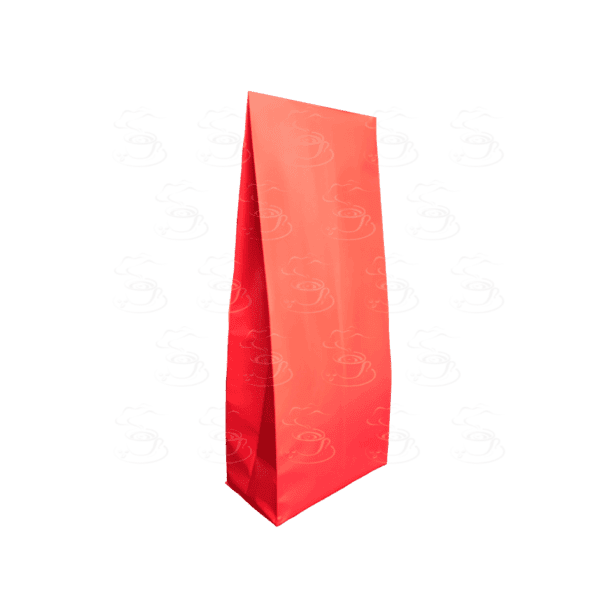 100 Bolsas Rojas para 1kg de Cafe trilaminada Rojo Mate Lisa Termosellable - Imagen 5