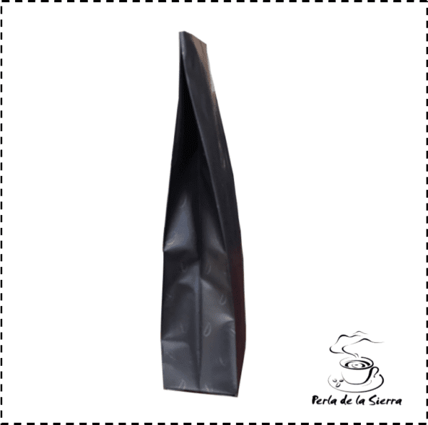 100 Bolsas para 1kg Estampado de granos Negra para cafe Laminada Tricapa sin valvula - Imagen 5