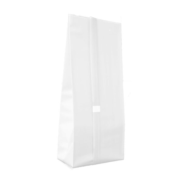 100 Bolsas Para 1kg De Cafe Blanca Tricapa Laminada Color Blanco Mate sin valvula. - Imagen 2