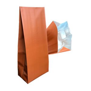 100 Bolsas Color Cafe para 250g trilaminada Cafe Mate Lisa Termosellable