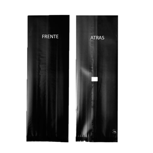 100 Bolsas para 250g Negra Mate para cafe Termosellable Laminada Tricapa con fuelle - Imagen 3