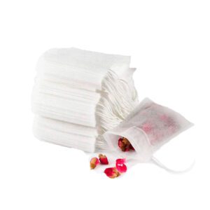 100 Bolsitas Para Te 10x15cm Bolsa Infusor Vacía Cierrafacil