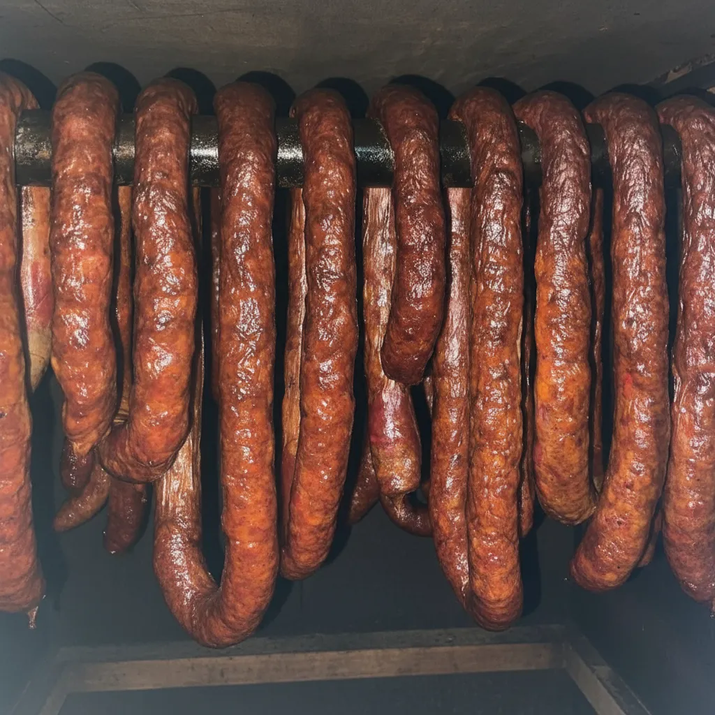 5kg de Longaniza ranchera ahumada de pierna cerdo sierra nororiental de Puebla - Imagen 3