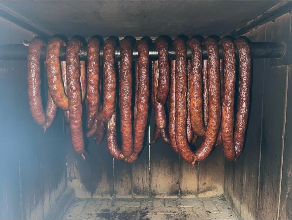 5kg de Longaniza ranchera ahumada de pierna cerdo sierra nororiental de Puebla - Imagen 2